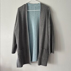 J. Jill Gray Open Front Cardigan